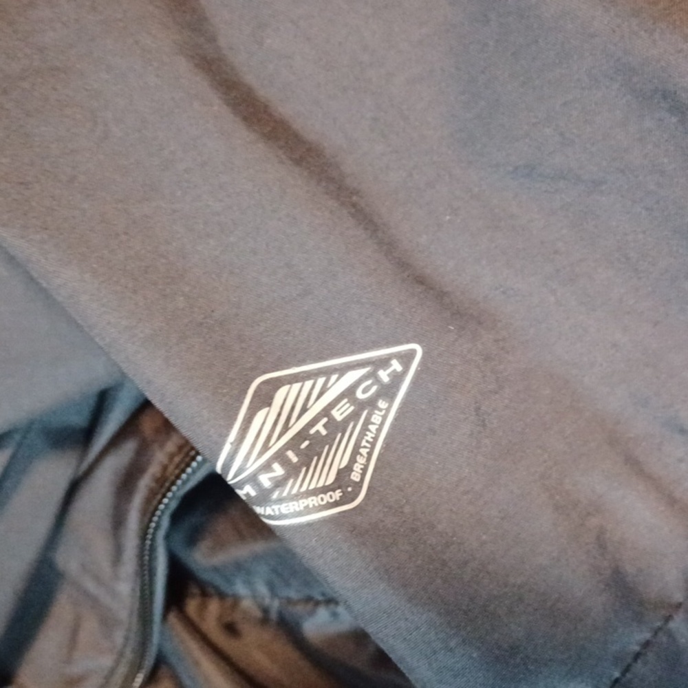 Columbia Womans Black & White Athletic WaterProof Wind Breaker Jacket 1XL - Picture 7 of 13
